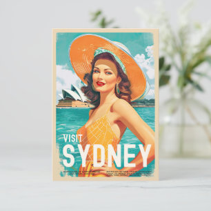 Vintage Style Sydney Travel Card