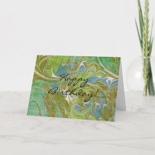 Vintage Style Tapestry Look Generic Birthday Card