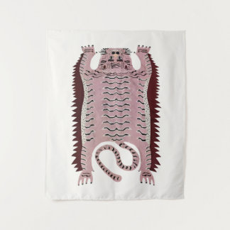 Vintage Style Tiger Tapestry