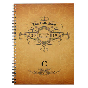 Vintage Style Van Travel Journal