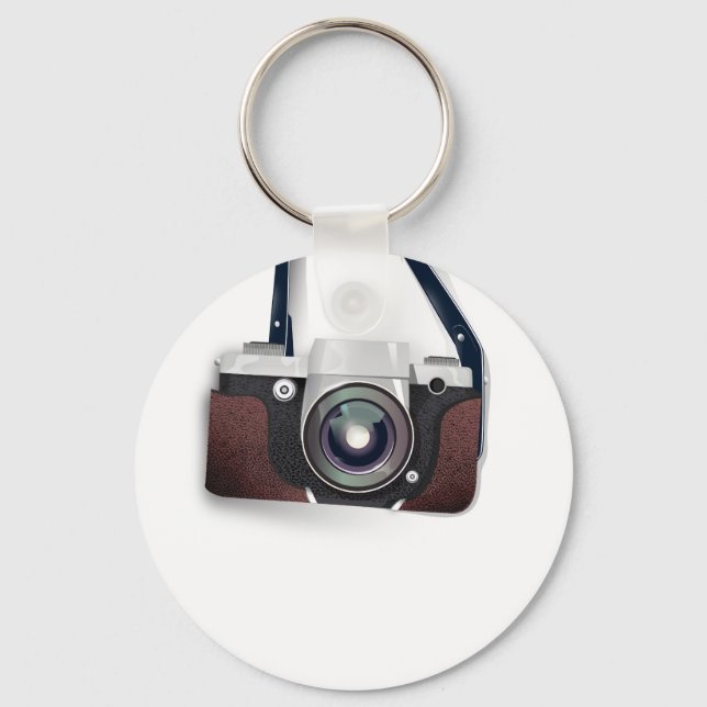 Vintage Style Vintage camera Keychain (Front)