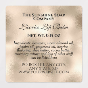 Vintage style waterproof cosmetics pearl foil