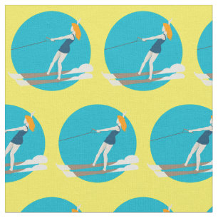 Vintage-style Waterski Fabric