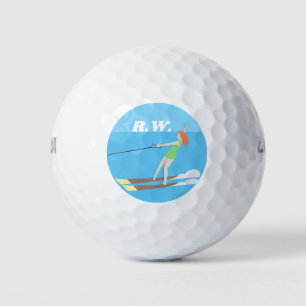 Vintage-style Waterski Golf Balls