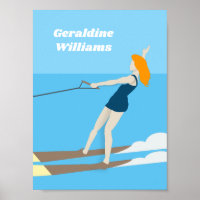 Vintage-style Waterski