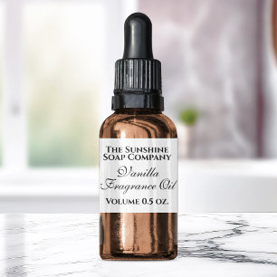 Vintage style white soap and cosmetic label