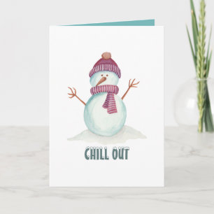 Vintage Style Winter Christmas Card