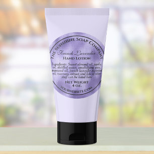 Vintage style woven purple foil soap cosmetic classic round sticker