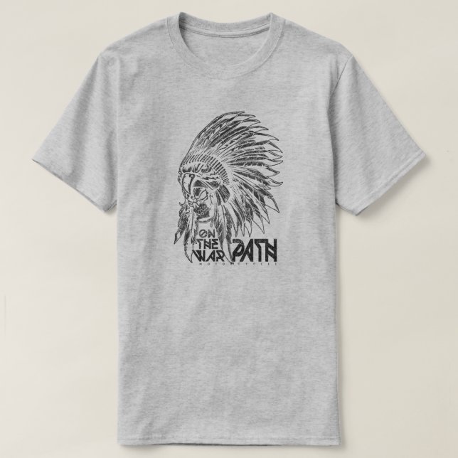 Vintage Styled Classic Motorcycle T-Shirt (Design Front)