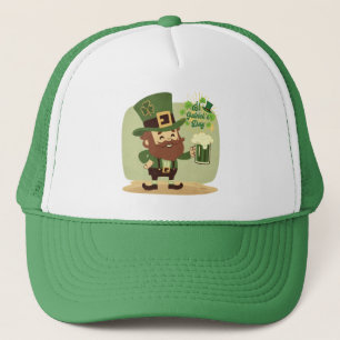 Vintage styled Saint Patrick's day Trucker Hat