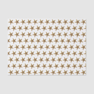 Vintage Stylized Starfish Drawing #3 Tissue Paper
