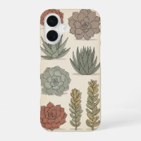 Vintage Stylized Succulents