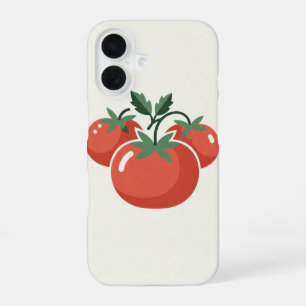 Vintage Stylized Tomatoes iPhone 16 Case