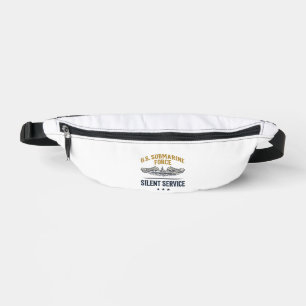 Vintage Submarine Force Silent Service Vector Desi Fanny Pack