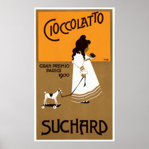 Vintage Suchard Cioccolatto Poster