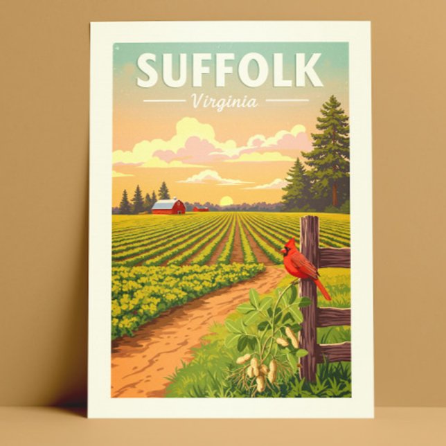 Vintage Suffolk Virginia Postcard (Creator Uploaded)