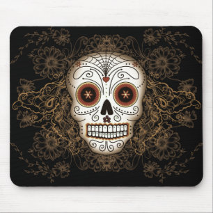 Vintage Sugar Skull Mousepad