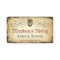 Vintage Sugar Skull Tattoo Parlour Business Card