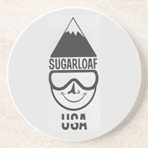 Vintage Sugarloaf maine Ski Resort new england Coaster