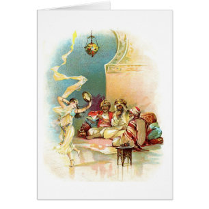 Vintage - Sultan & Harem Dancer,