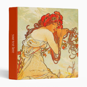 Vintage Summer by Alphonse Mucha Binder