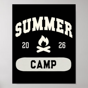 Vintage Summer Camp 2026 Host Squad Staff Nurse Au Poster