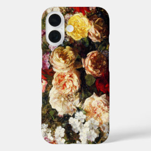 Vintage Summer Flowers by Henri Fantin-Latour iPhone 16 Case