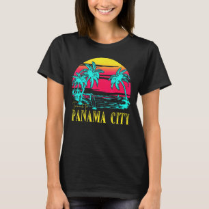 Vintage Summer Travel To Panama City Beach Vacatio T-Shirt