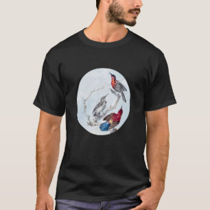Vintage Sunbirds Bird Illustration By Aert Schouma T-Shirt