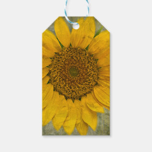 Vintage Sunflower Gift Tags