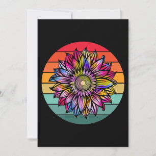 Vintage Sunflower Mothers Day Gift Flower For Her Invitation
