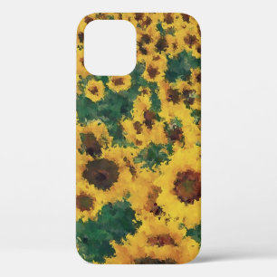 Vintage Sunflower painting art iPhone 12 Pro Case