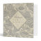 Vintage Sunflower Toile Grey Recipe Binder
