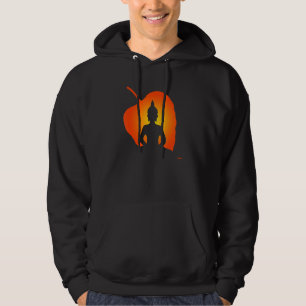 Vintage Sunset Buddha Buddhism Zen Spiritual Yoga Hoodie