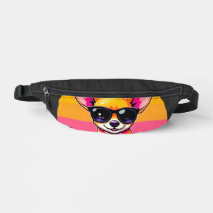 Vintage Sunset Chihuahua Fanny Pack