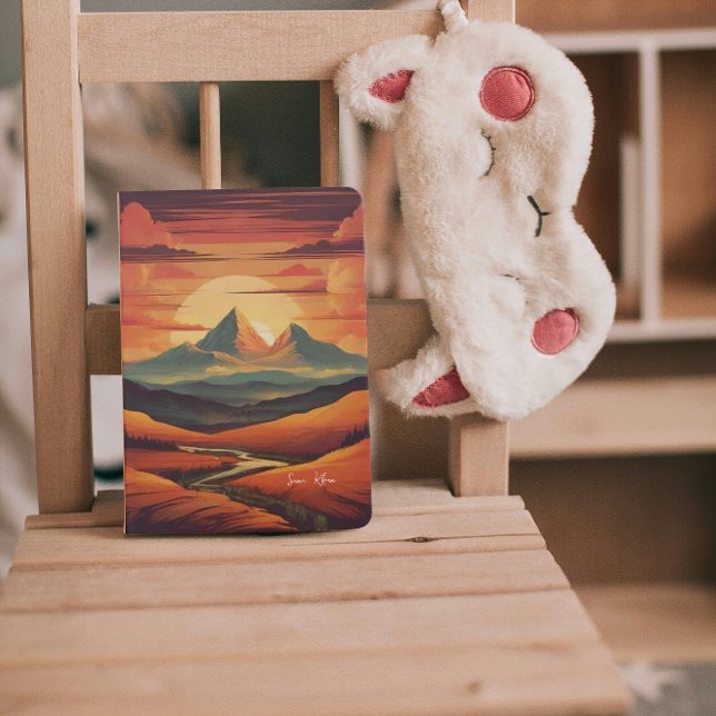 Vintage Sunset display Minimal Name  Planner (Creator Uploaded)