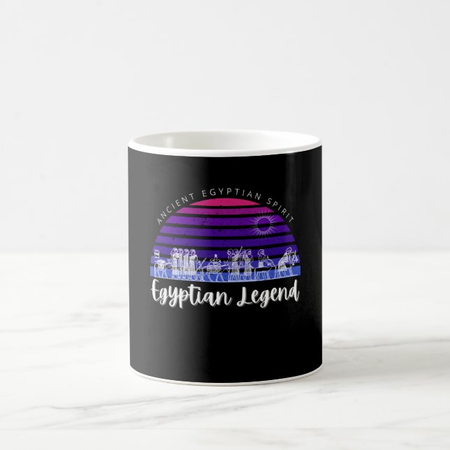 Vintage Sunset Egyptian Tee Coffee Mug (Center)