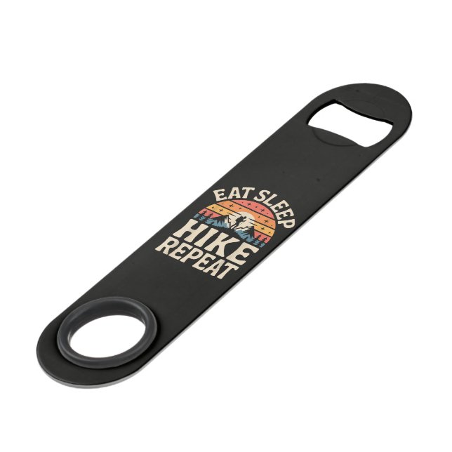 Vintage Sunset Hiking - Mountain Adventure Bar Key (Back Angled)
