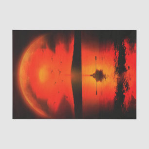 Vintage Sunset Hope Faith Love Encouragement Tissue Paper