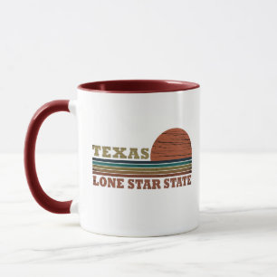 Vintage sunset Texas Mug