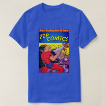 Vintage Superhero Comic Book Cover Art