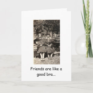 Vintage - Supportive Friends, Card