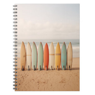 Vintage Surf Boards Notebook