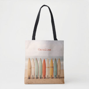 Vintage Surf Boards Tote Bag