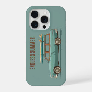 Vintage Surf Wagon – Retro Beach Car iPhone 15 Pro Case