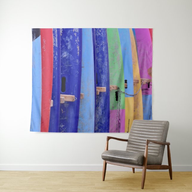 Vintage Surfboards Tapestry (In Situ (Horizontal))
