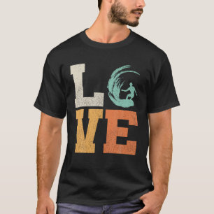 Vintage Surfer Retro Love Surfing Men Boys Kids Re T-Shirt