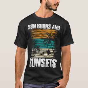 Vintage Surfer Retro Surfing Beach Summer Vacation T-Shirt