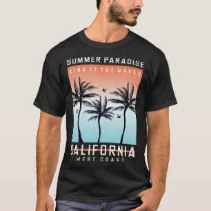 Vintage Surfer Retro Surfing Beach Summer Vacation T-Shirt