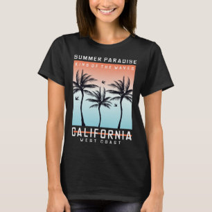 Vintage Surfer Retro Surfing Beach Summer Vacation T-Shirt